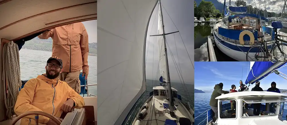 Soirée apéritif sur le pont avec vue sur les Alpes
