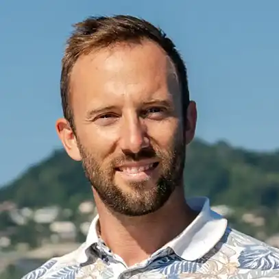 Jack Fairgrieve, capitaine et instructeur professionnel sur le Lac Léman
