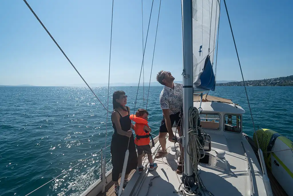 Cours de navigation sur le Lac Léman avec instructeur professionnel